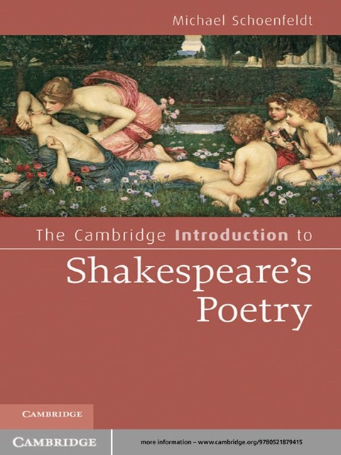 Cover image for book The Cambridge Introduction to Shakespeare's Poetry