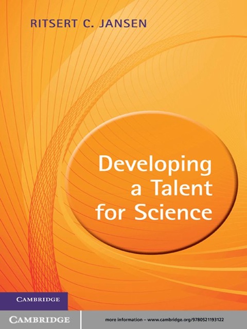 Cover image for book Developing a Talent for Science