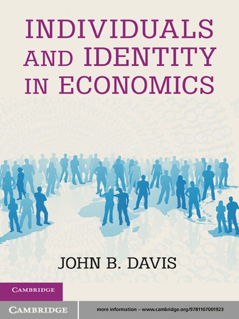 Cover image for book Individuals and Identity in Economics