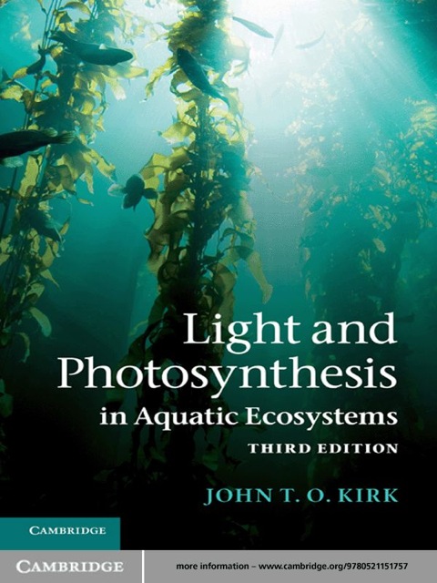 Cover image for book Light and Photosynthesis in Aquatic Ecosystems