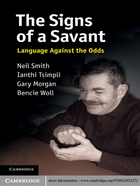 Cover image for book The Signs of a Savant