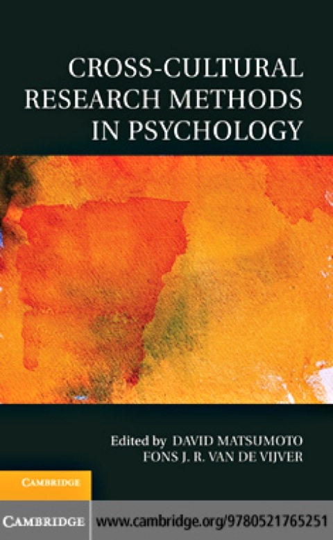 Cover image for book Cross-Cultural Research Methods in Psychology