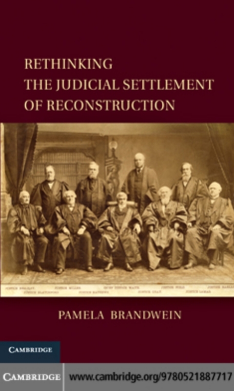 Cover image for book Rethinking the Judicial Settlement of Reconstruction