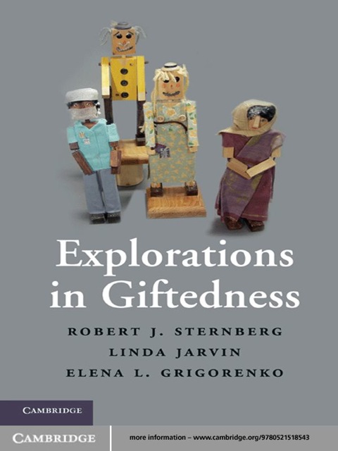 Cover image for book Explorations in Giftedness