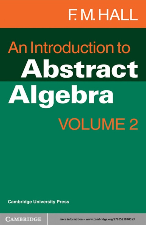 Cover image for book An Introduction to Abstract Algebra