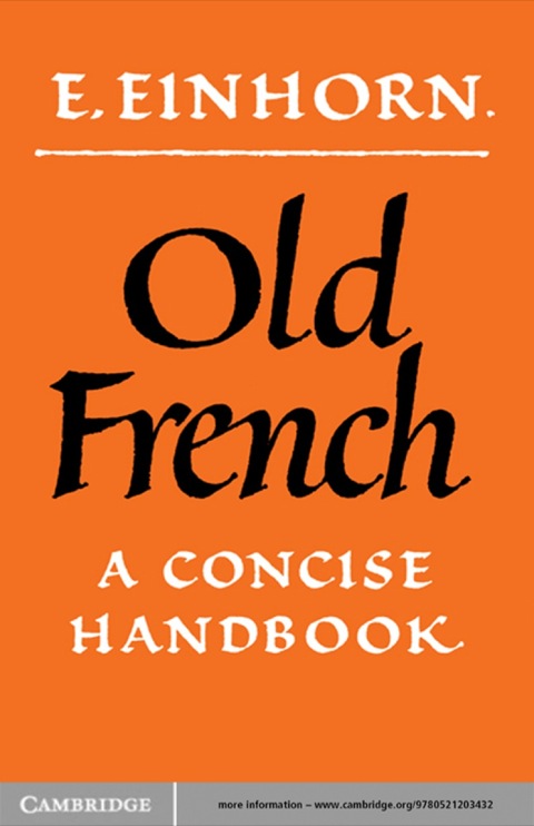Cover image for book Old French