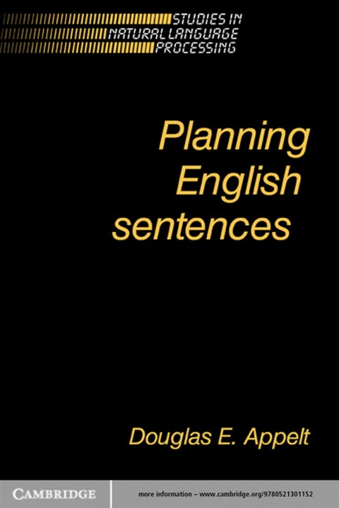 Cover image for book Planning English Sentences