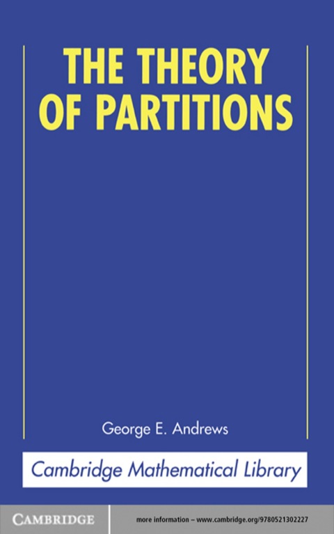 Cover image for book The Theory of Partitions