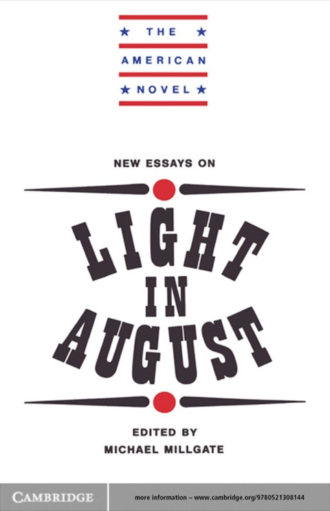 Cover image for book New Essays on Light in August