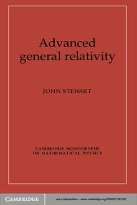 صورة الغلاف: Advanced General Relativity 1st edition 9780521449465