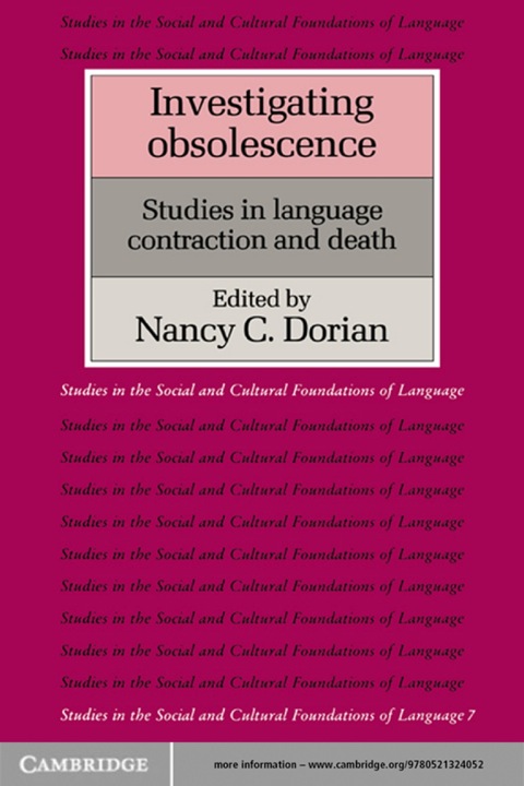 Cover image for book Investigating Obsolescence