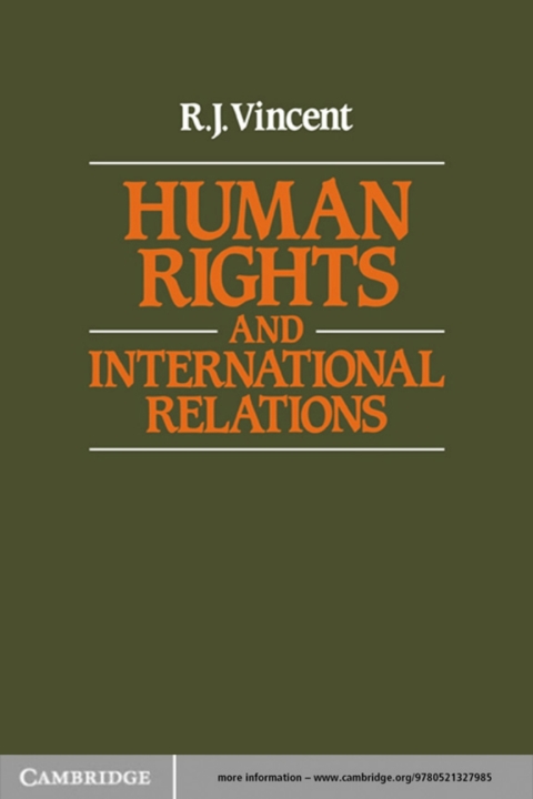 Cover image for book Human Rights and International Relations