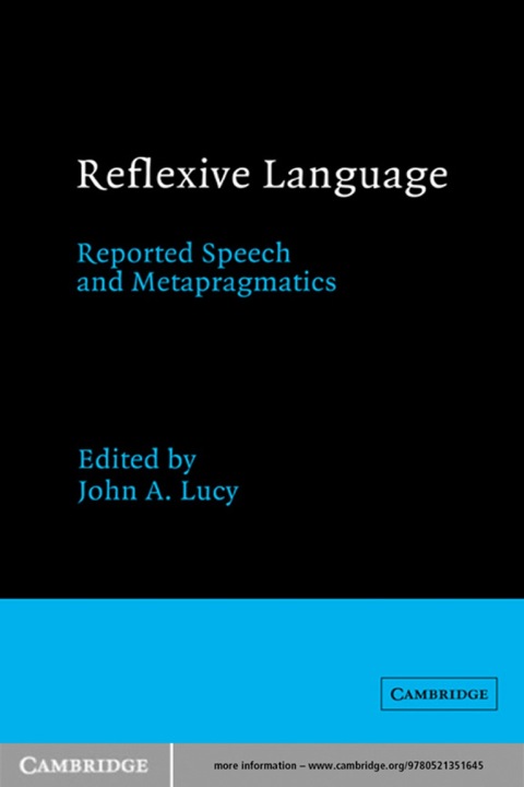 Cover image for book Reflexive Language