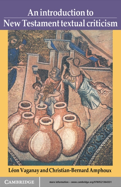 Cover image for book An Introduction to New Testament Textual Criticism