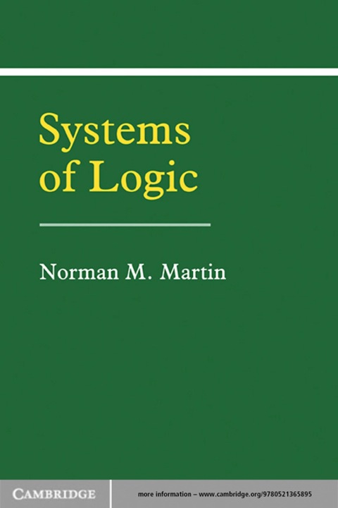 Cover image for book Systems of Logic