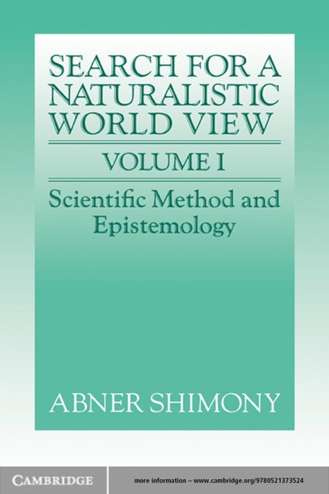 Cover image for book The Search for a Naturalistic World View: Volume 1