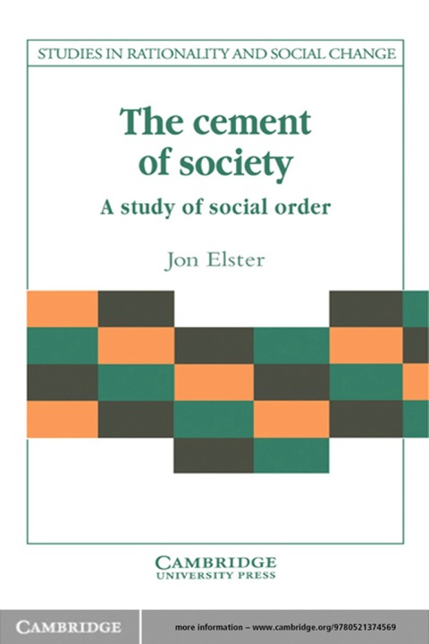 Cover image for book The Cement of Society
