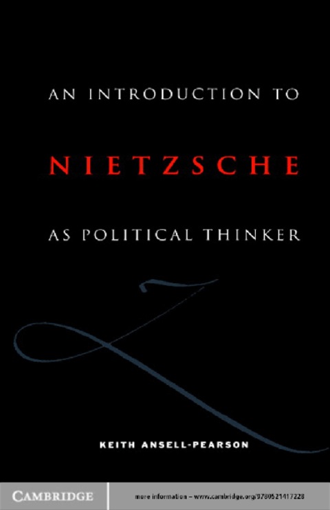 An Introduction to Nietzsche as Political Thinker 