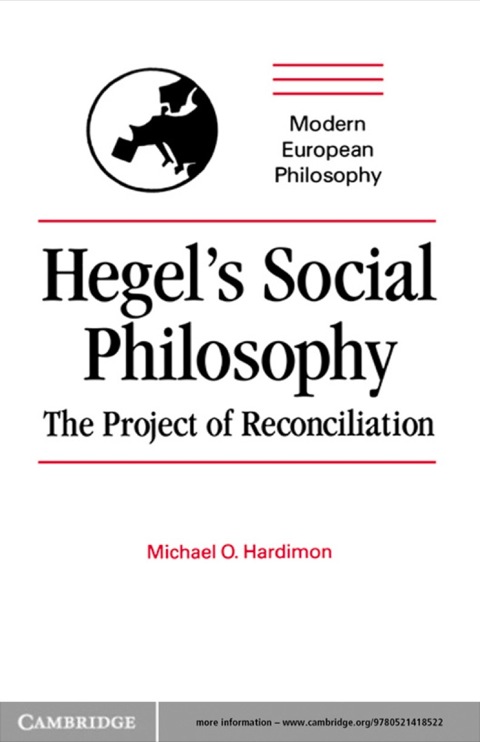 Cover image for book Hegel's Social Philosophy