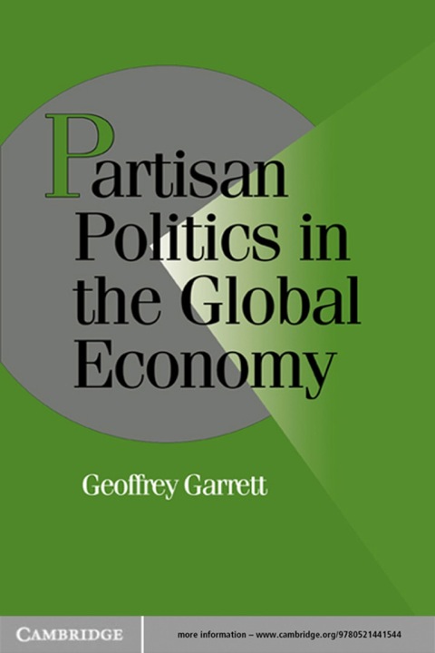 Cover image for book Partisan Politics in the Global Economy