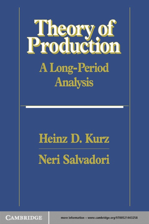 Cover image for book Theory of Production