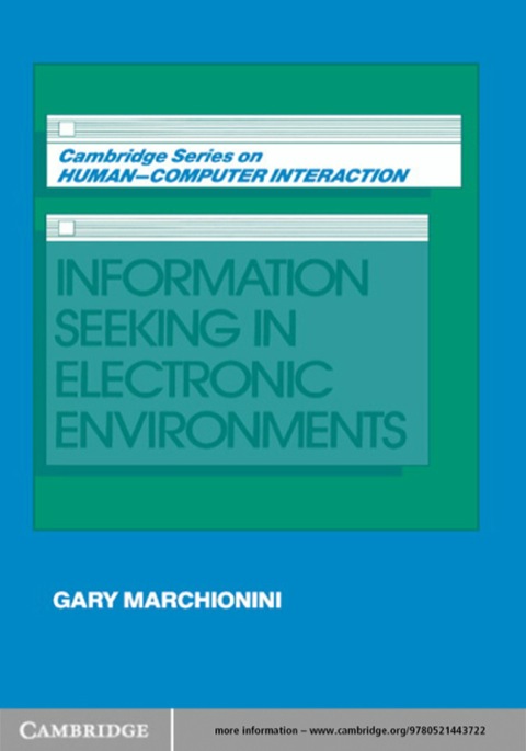 Cover image for book Information Seeking in Electronic Environments