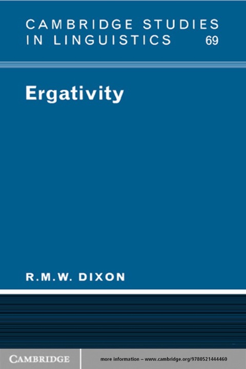 Cover image for book Ergativity