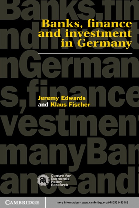 Cover image for book Banks, Finance and Investment in Germany