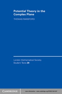 Potential Theory in the Complex Plane