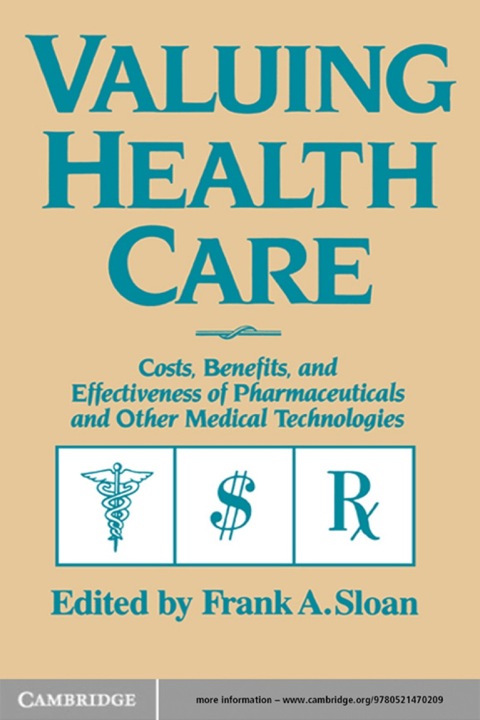 Cover image for book Valuing Health Care