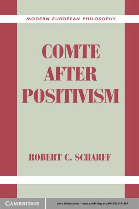 Cover image for book Comte after Positivism