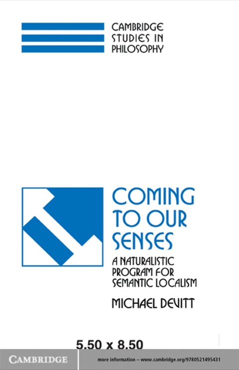 Cover image for book Coming to our Senses