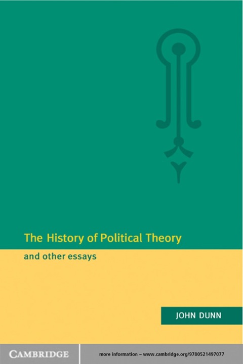 Cover image for book The History of Political Theory and Other Essays