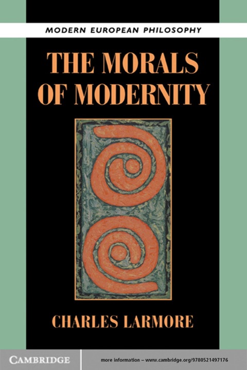Cover image for book The Morals of Modernity