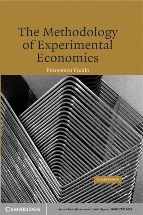 Cover image for book The Methodology of Experimental Economics