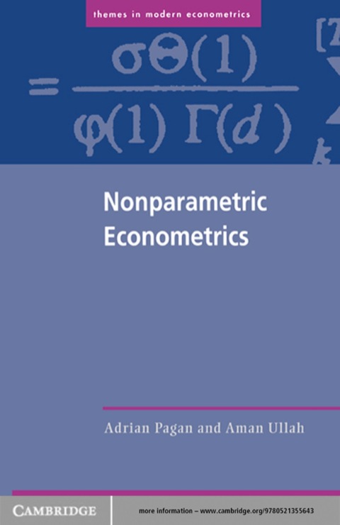 Cover image for book Nonparametric Econometrics