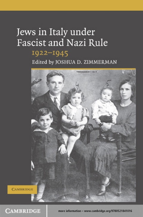 Cover image for book Jews in Italy under Fascist and Nazi Rule, 1922–1945