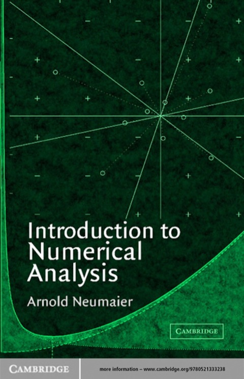Cover image for book Introduction to Numerical Analysis