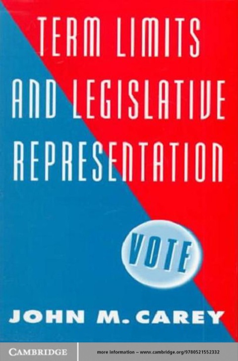 Cover image for book Term Limits and Legislative Representation