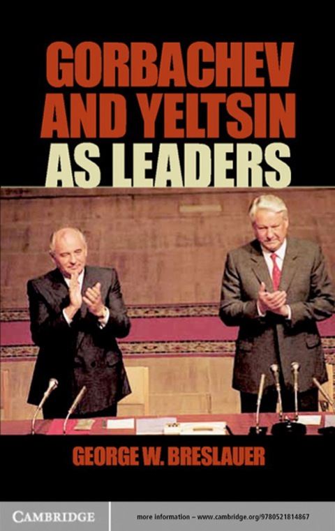 Cover image for book Gorbachev and Yeltsin as Leaders