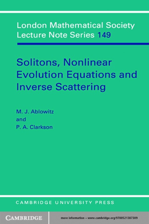 Cover image for book Solitons, Nonlinear Evolution Equations and Inverse Scattering