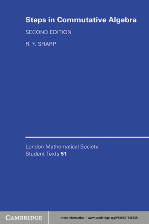 Cover image for book Steps in Commutative Algebra