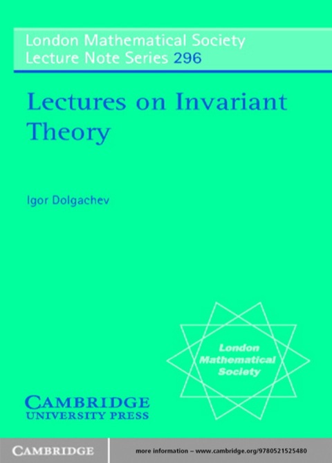 Cover image for book Lectures on Invariant Theory