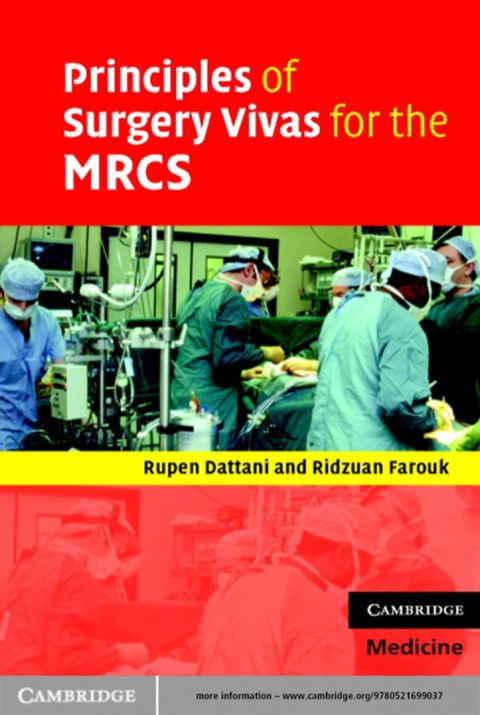 Cover image for book Principles of Surgery Vivas for the MRCS