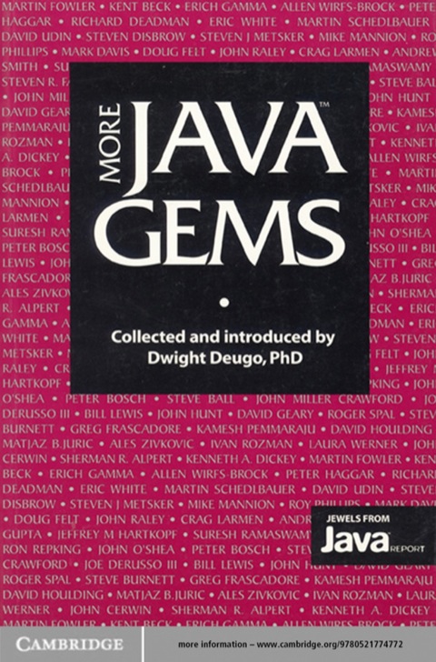 Cover image for book More Java Gems