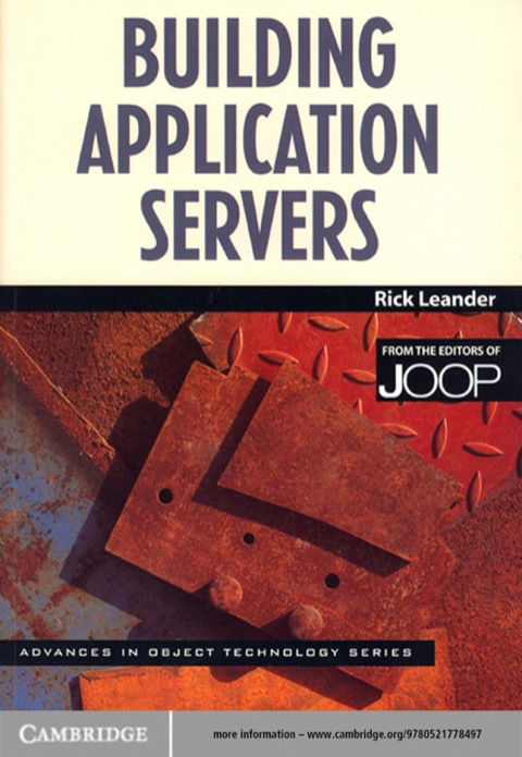 Cover image for book Building Application Servers