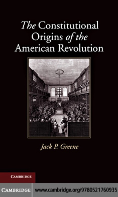 Cover image for book The Constitutional Origins of the American Revolution