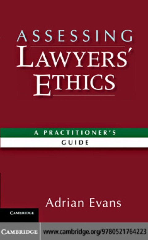 Cover image for book Assessing Lawyers' Ethics