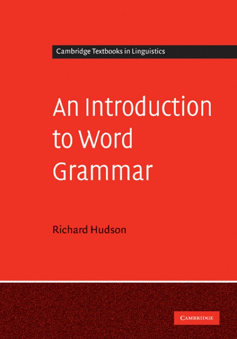 Cover image for book An Introduction to Word Grammar