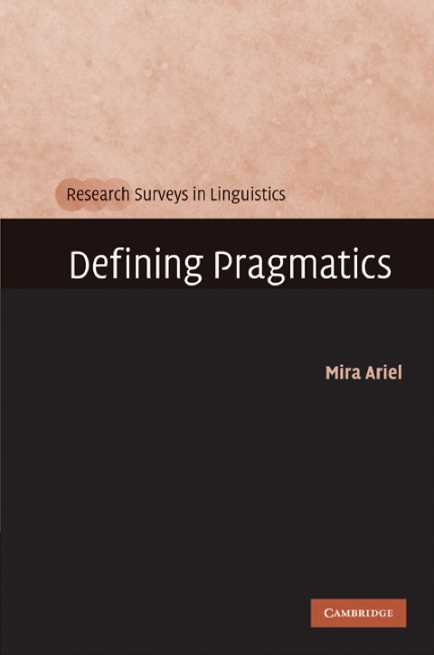 Cover image for book Defining Pragmatics